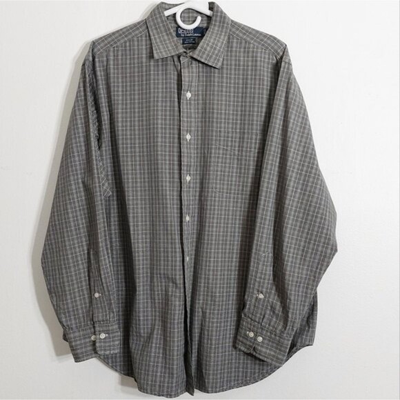 Polo by Ralph Lauren Other - Polo by Ralph Lauren Philip Grey Long Sleeve Button Front Shirt Size 17 34/35